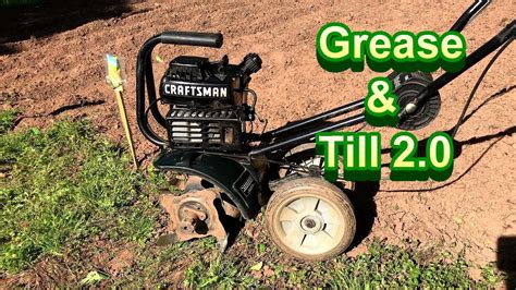 how to put grease in tiller gear box earthwise electric|how to get grease from tiller.